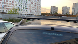 Поперечины "АЭРО" универсальные (2 шт) серые / черные