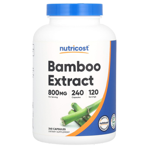 Nutricost, Экстракт бамбука, 240 капсул (400 мг на капсулу)