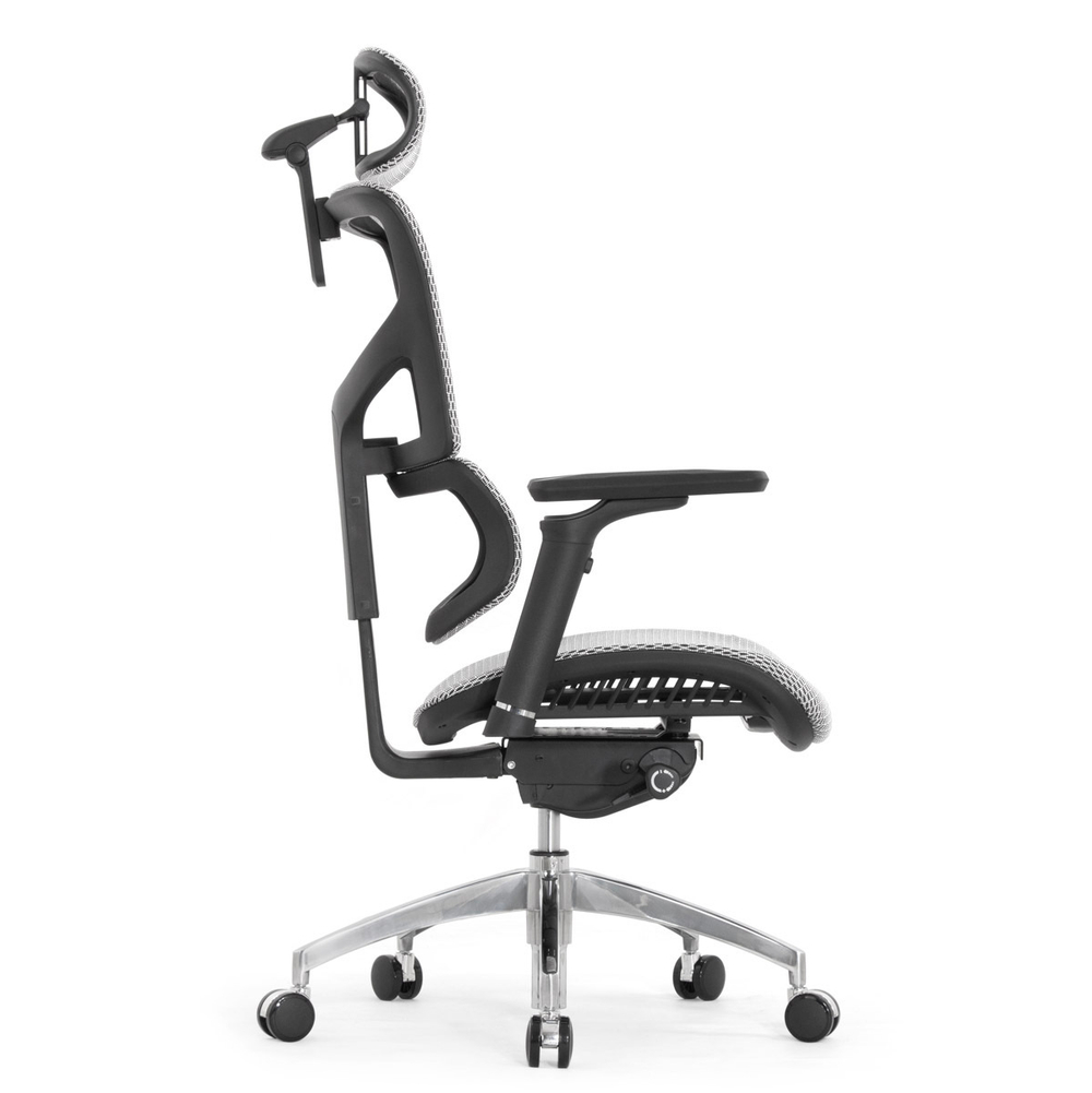 Кресло EXPERT 2 SAIL-ART SAS-MF01 T-06 White (подлокотник 6D(360), подголовник 5D, Сетка белая)