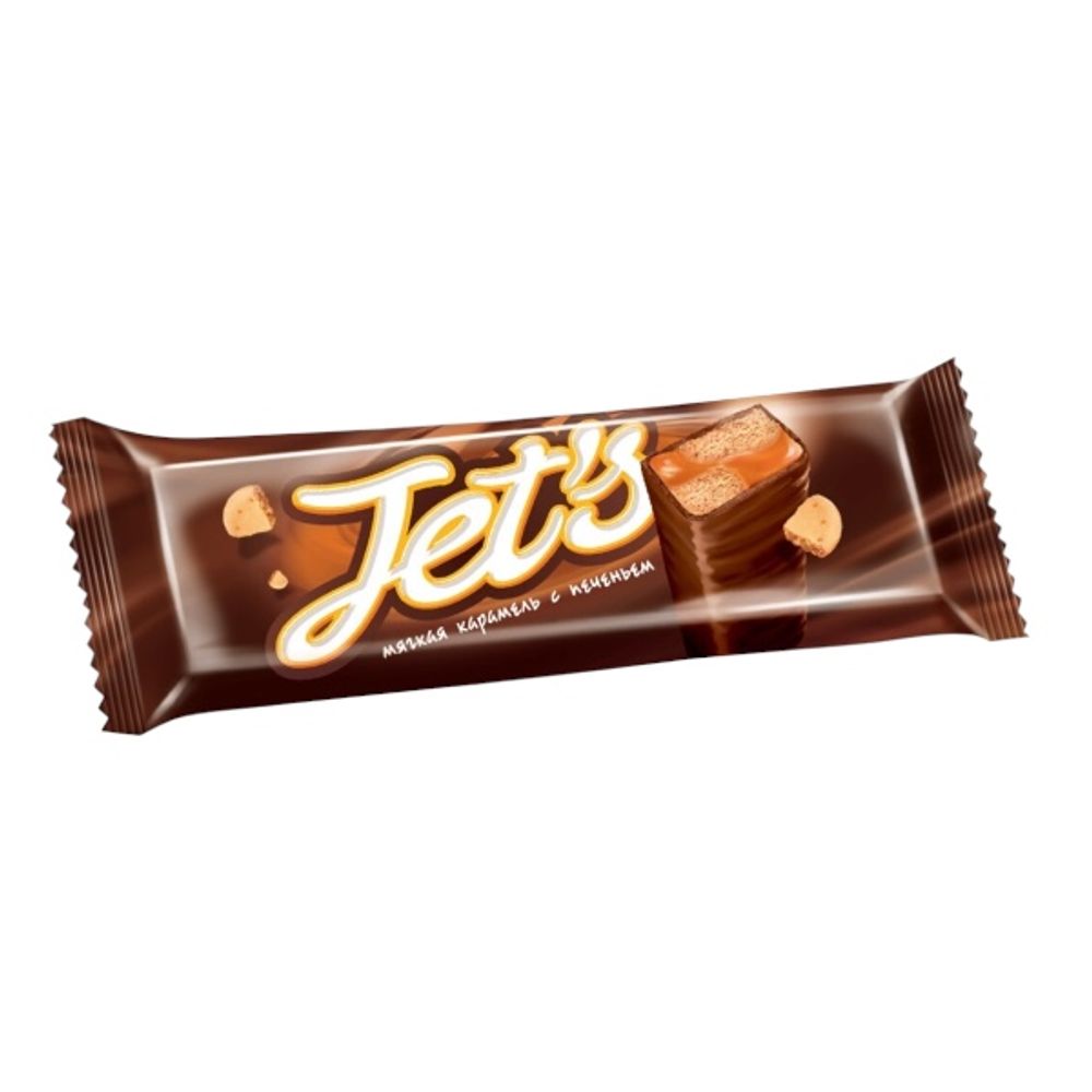 Конфеты с корп на карамельной основе гл. jet`s с печеньем 500 гр