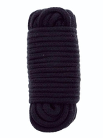 Черная веревка для связывания BONDX LOVE ROPE - 10 м. (Цвет: черный)