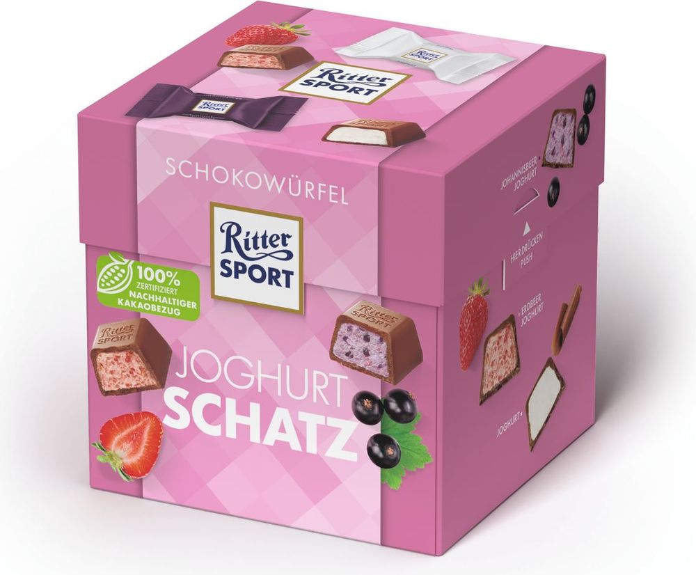 Конфеты в коробке Ritter Sport Joghurt Schatz 176гр