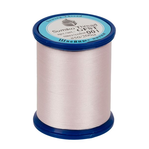 Нитки вышивальные SumikoThread 200 м, (219 ярд), 001 бл.розовый