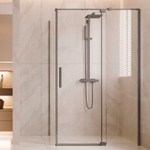 Душевой уголок Vincea Экстенза (Extenza) VSR-4EX111210CLGM, 1100/1200*1000, вороненая сталь, стекло прозрачное