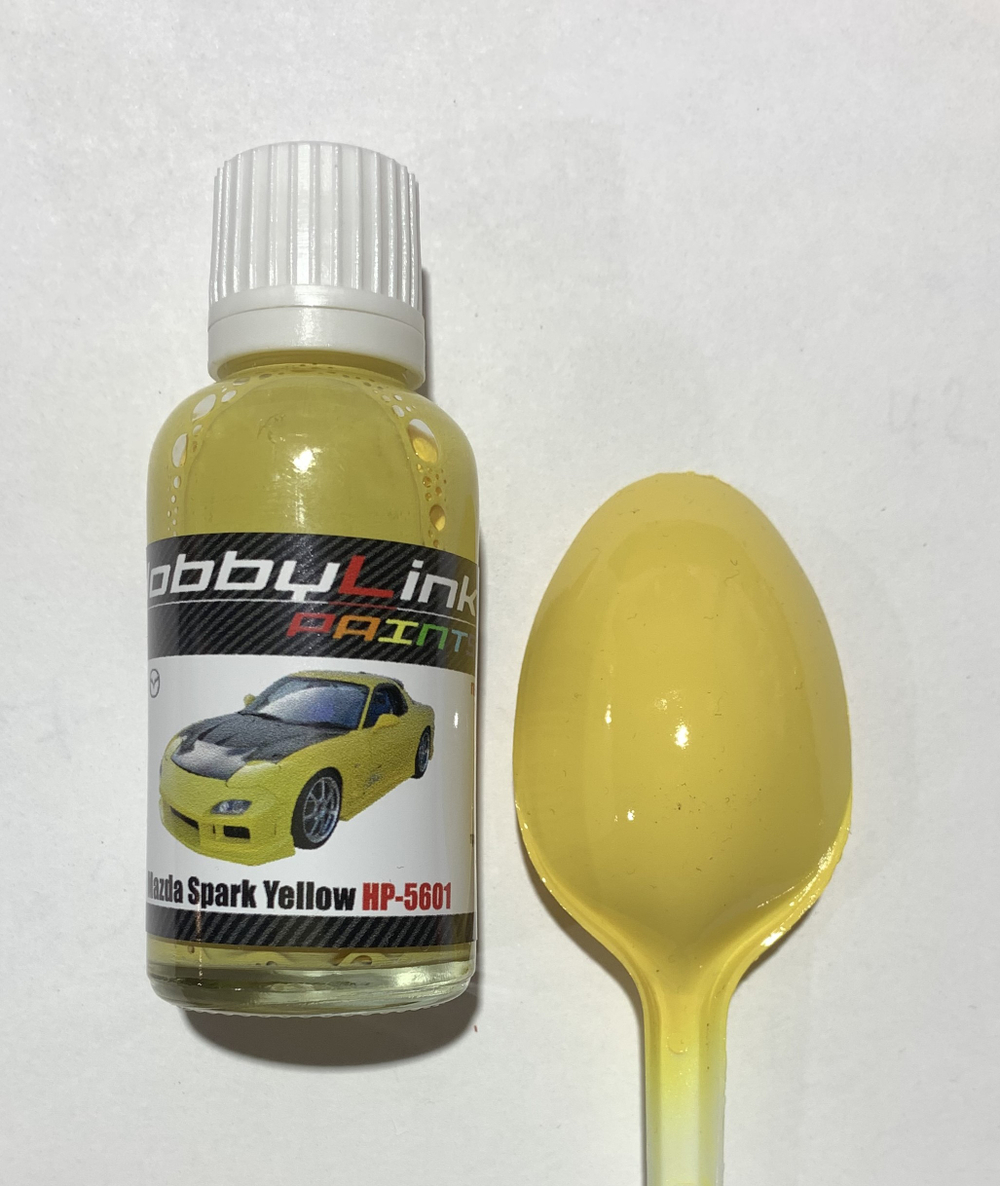 Краска лаковая HobbyLink Mazda Spark Yellow HP-5601
