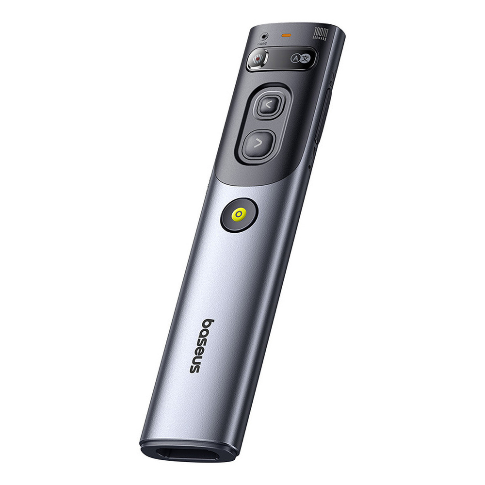 Беспроводной презентер с лазерной указкой Baseus Orange Dot AI Voice Wireless Presenter (Red Laser, Charging)