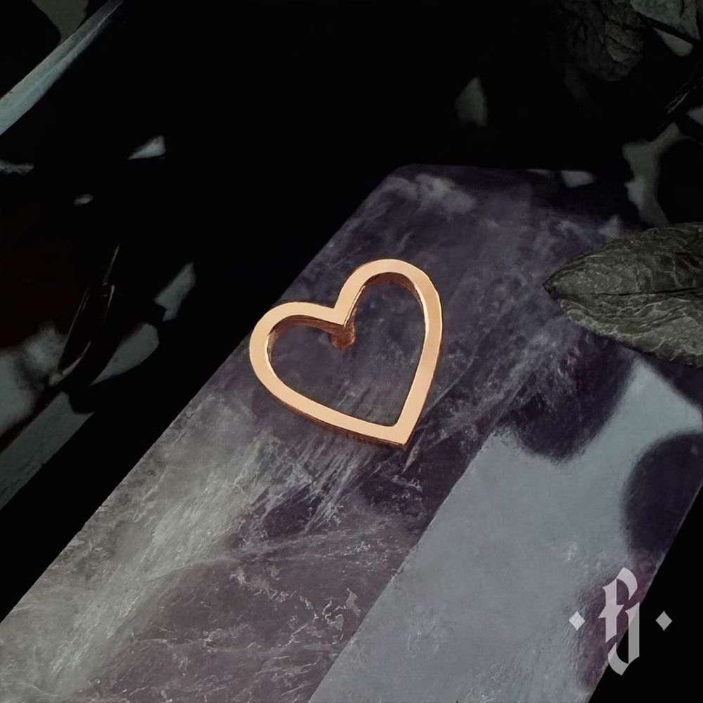 Накрутка "Heart Contour" - Розовое золото Накрутка "Heart Contour" - Розовое золото
