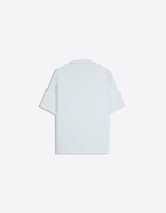 Мужская рубашка boxy fit с коротким рукавом и вышивкой, арт. 3108/557 - BERSHKA
