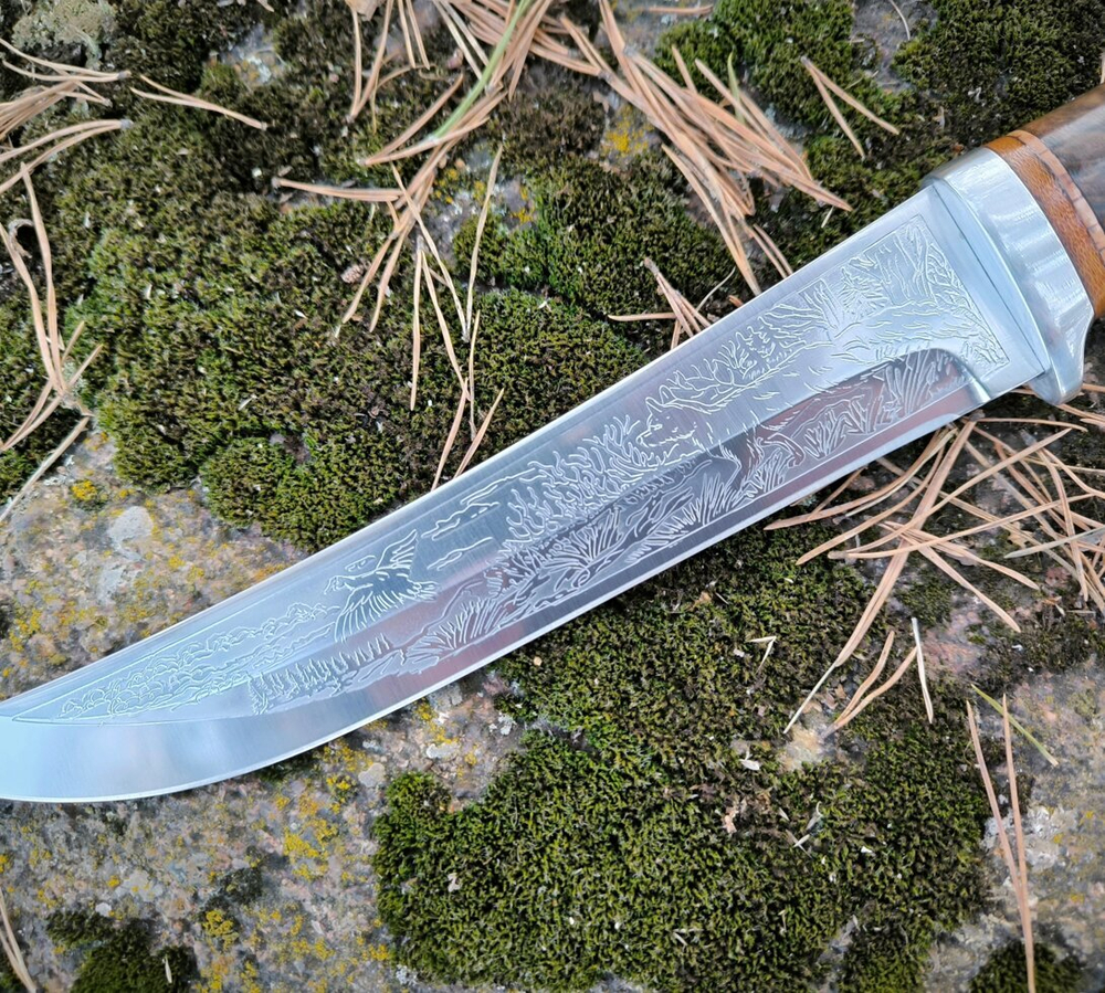 Нож НС-13А Лис (ЭИ-107) алюминиевые вставки (Златоуст)