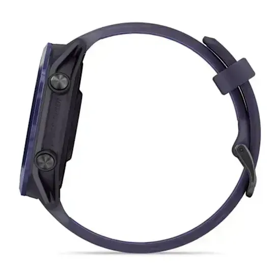 Умные часы Garmin Forerunner 570 - 47 мм Алюминий индиго с полупрозрачным ремешком цвета имперского фиолетового индиго