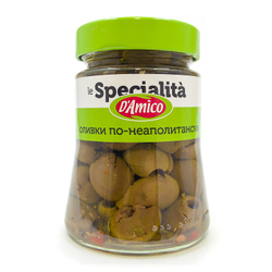 Оливки Damico Specialita Leccino Alla Napoletana 280 гр Италия