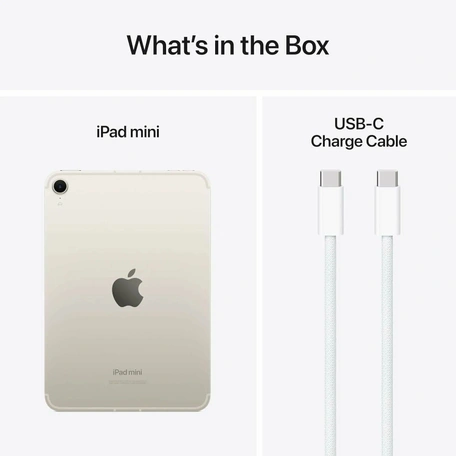 8.3" Планшет Apple iPad mini 2024, 256 ГБ, LTE светло-бежевый