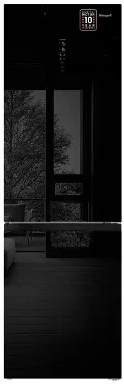 Холодильник Weissgauff WRK 2000 Total NoFrost Inverter Black Glass