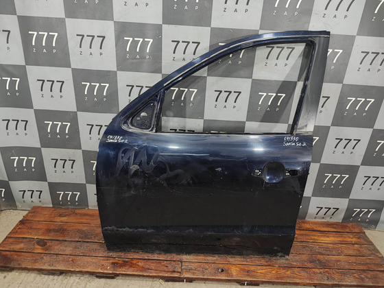 Дверь передняя левая Hyundai Santa Fe 2 (CM) 05-12 Б/У Оригинал 760032B020