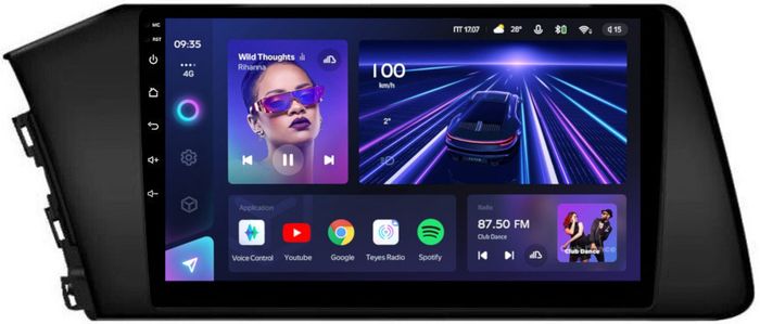 Магнитола для Hyundai Elantra 2021+ - Teyes CC3L на Android 10, CarPlay, 4G SIM-слот