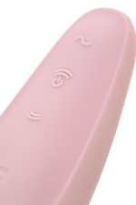 Вакуумно-волновой стимулятор Satisfyer Curvy 2+ с возможностью управления через приложение розовый