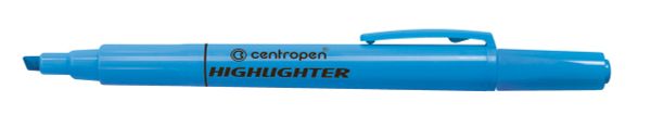 Текстовыделители флуоресцентные 8722/1 1-4 мм, 10 шт, 8722/1 голубой, Centropen 8722/1