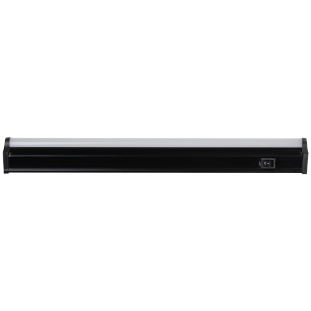 Линейный светодиодный светильник ЭРА LLED-01-04W-4000-B 4Вт 4000K L314мм с выключателем черный | Бытовые светодиодные линейные светильники