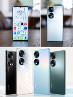 Honor Смартфон HONOR 70 Dual SIM, Камера 54 МП с ИИ для съемки видео и фото, OLED 120 Гц, 66 Вт, процессор Snapdragon 778G+, 2 слота SIM Global 12/256 ГБ, Nano-SIM, прозрачный