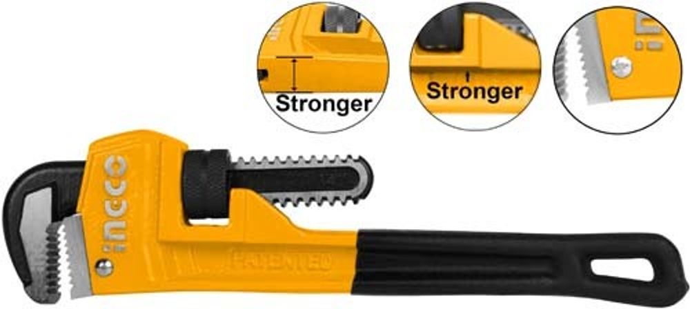 Ключ трубный 1210х110мм INGCO HPW0848 INDUSTRIAL
