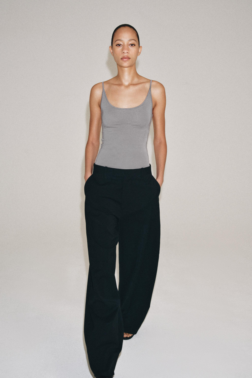 ШИРОКИЕ БРЮКИ ИЗ 100% ШЕРСТИ — ZW COLLECTION — ZARA