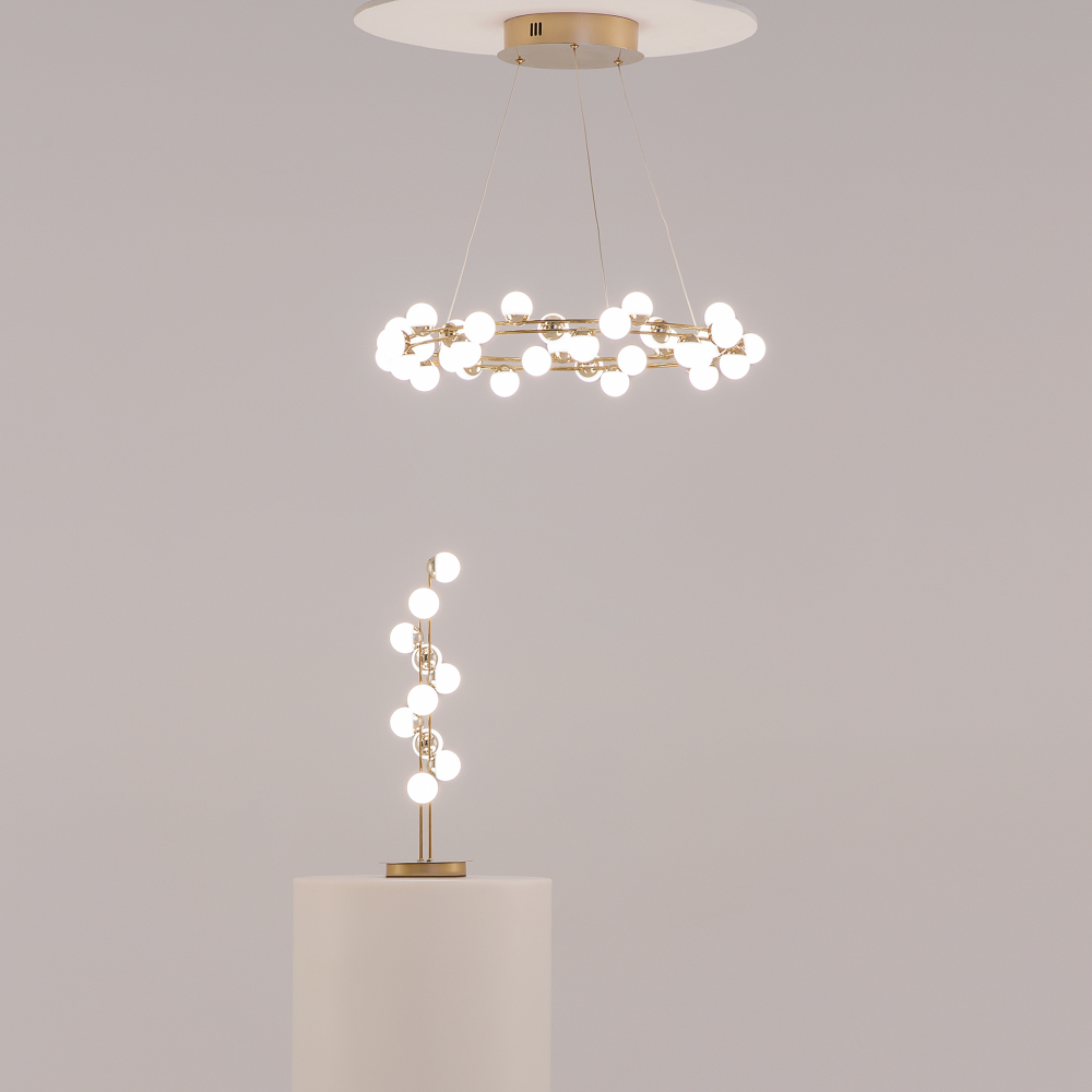 Подвесная светодиодная люстра Maytoni Tessara MOD081PL-L50G3K