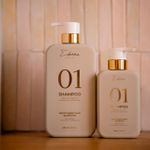 Шампунь для волос склонных к жирности без сульфатов EDERRA Your Lab 01 Shampoo Gold Equilibrium & Restore 300 мл