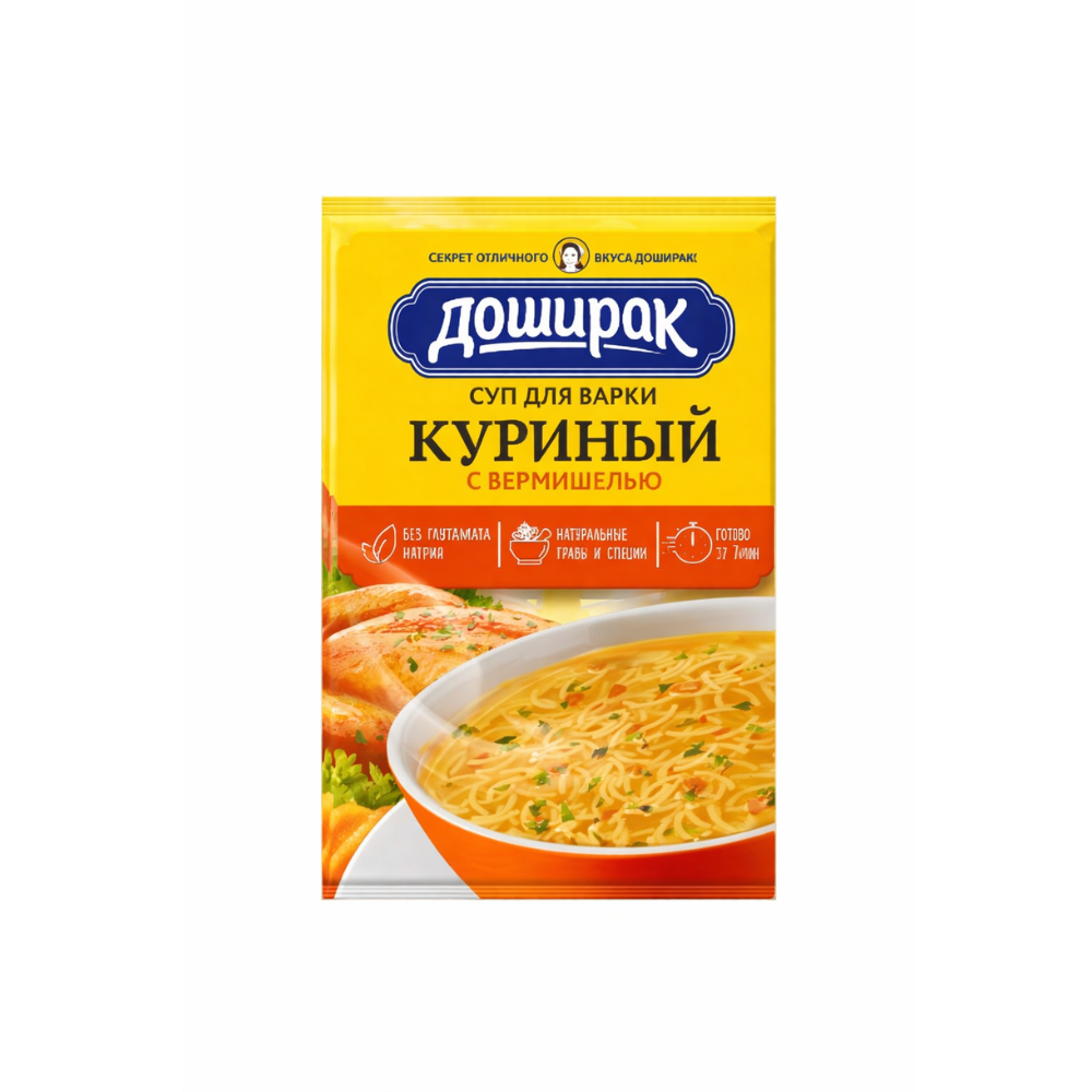 Суп Куриный Доширак с вермишелью 62 гр