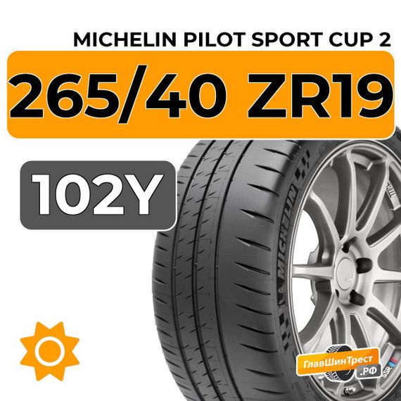 Michelin Pilot Sport Cup 2 265/40 ZR19 102Y