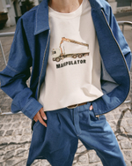 Baggy Bermuda Shorts Denim Blue