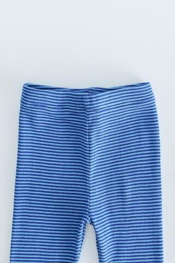 ZARA TIMELESS — ЛЕГГИНСЫ В ПОЛОСКУ, СИНИЙ