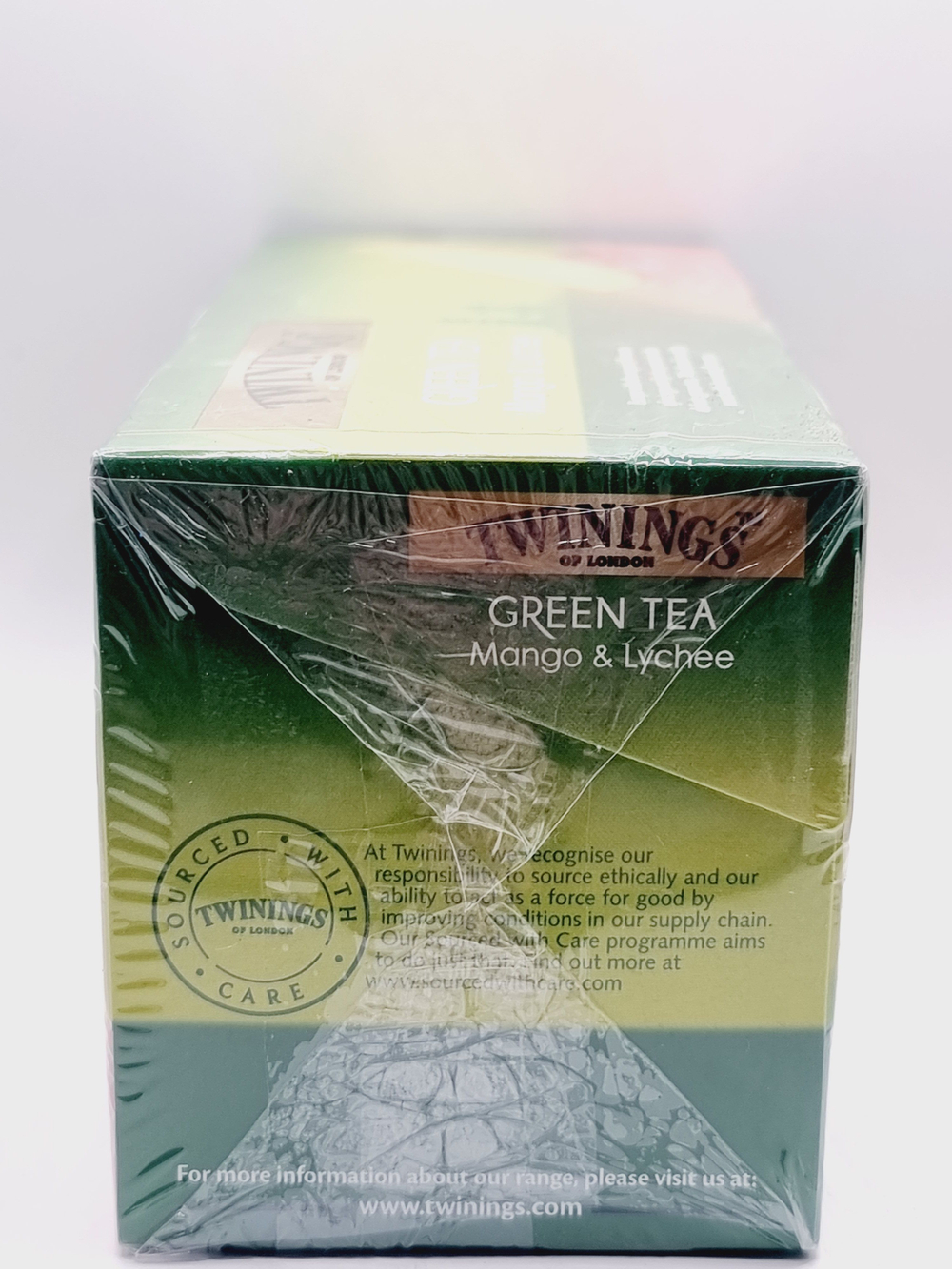 Чай зеленый TWININGS со вкусом Манго и Личи 25 пакетиков 45 г (из Финляндии)