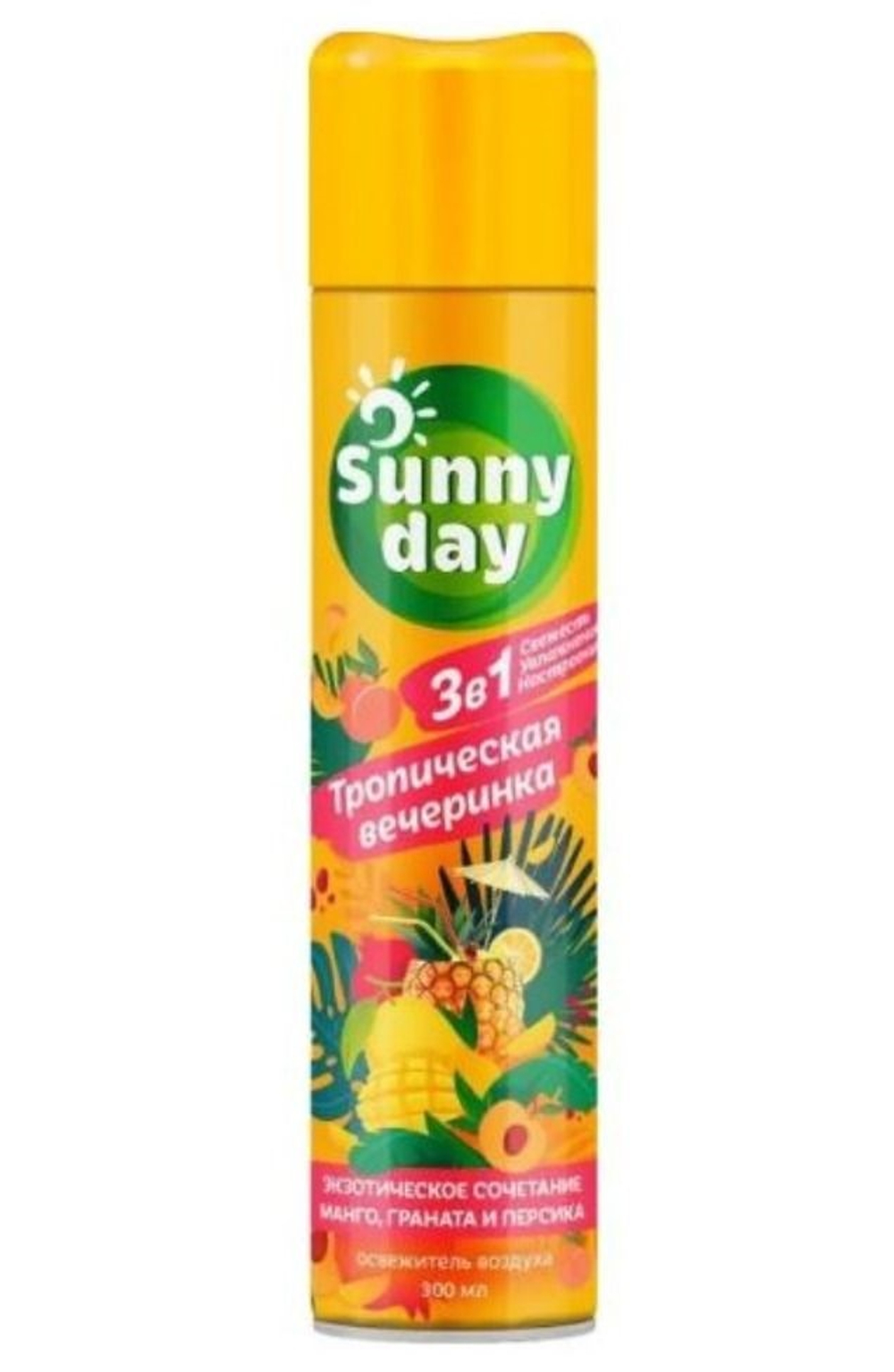 Освежитель воздуха Sunny Day 300 мл., Тропическая вечеринка (1/12)