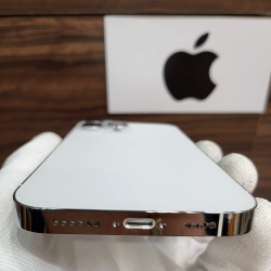Корпус для iPhone XR в стиле iPhone 14Pro (цвет: Silver-White - серебристо-белый)