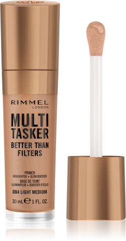 Rimmel Multi-Tasker Better Than Filters - Разглаживающая база для выравнивания тона кожи оттенок 004 Light Medium, 30 ml