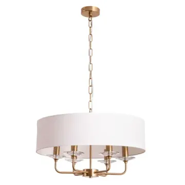 Подвесная люстра 6*Е14 A8555SP-6AB бронза Jennifer Arte lamp