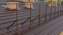 Кровельное ограждение Fachmann KO/ECO/SN-1200-3-3000