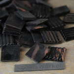 Крупный план FLORY20 G50 стеклянной мозаики