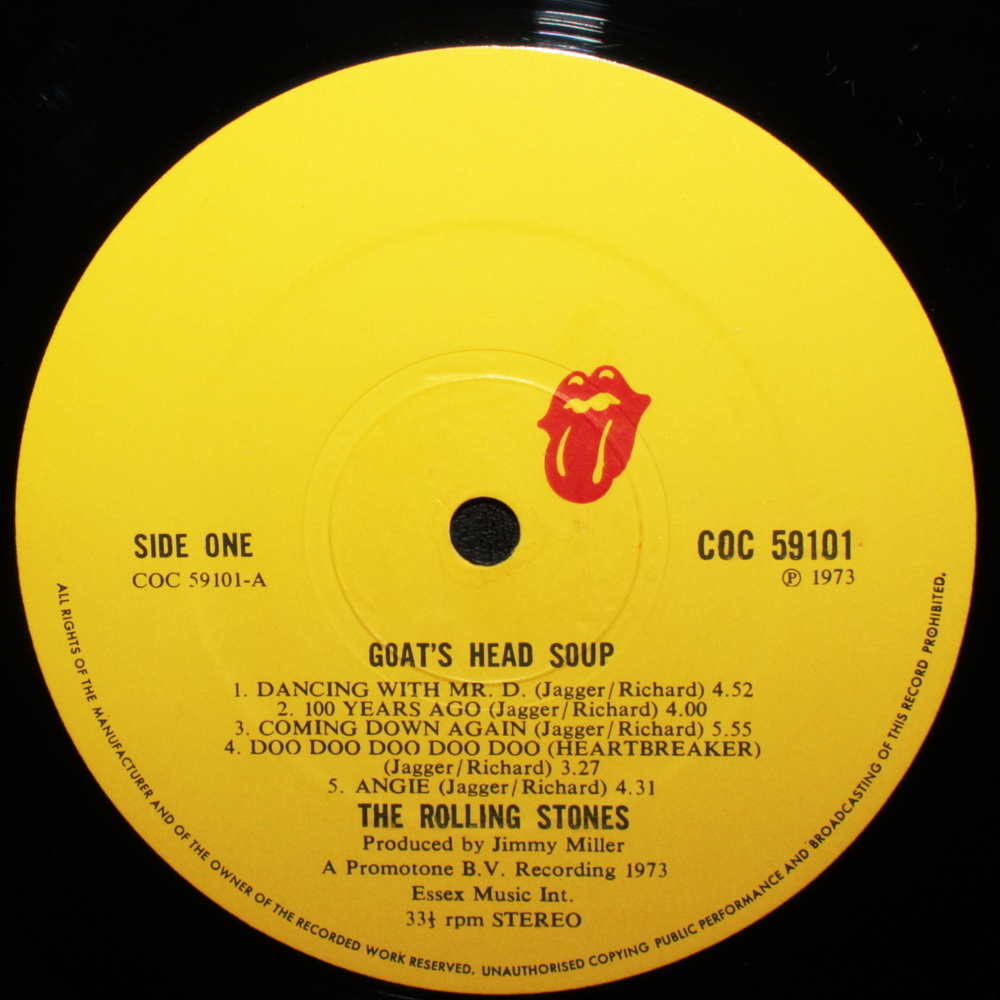 The Rolling Stones / Goat's Head Soup (LP)