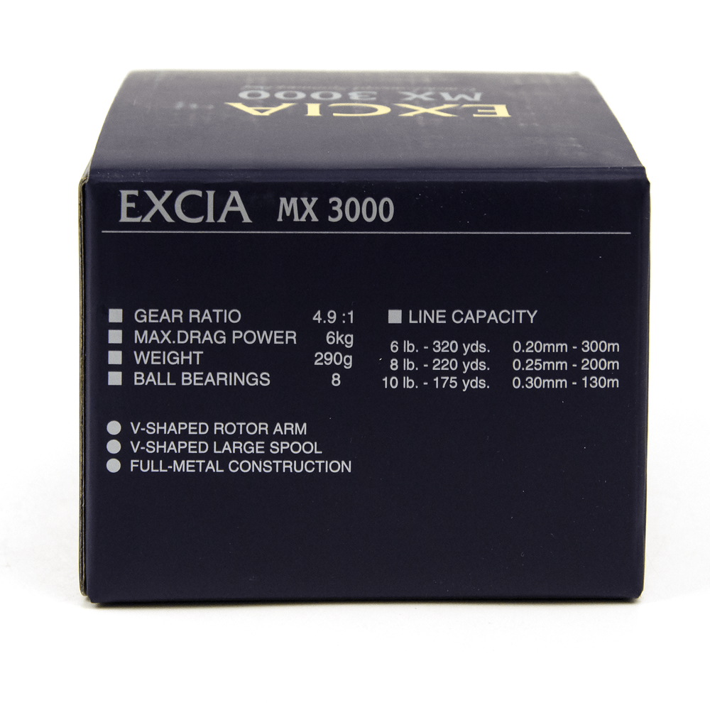 Катушка безынерционная Ryobi Excia (3000, 8+1BB, мет. шпуля)