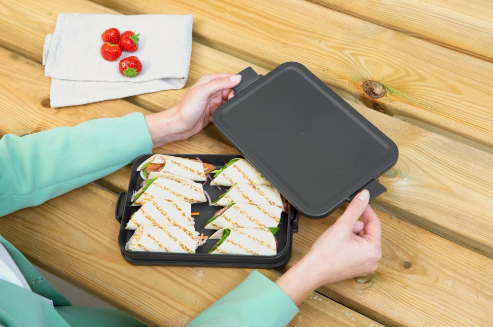 Brabantia Темно-серая коробка для завтрака Make & Take 202704