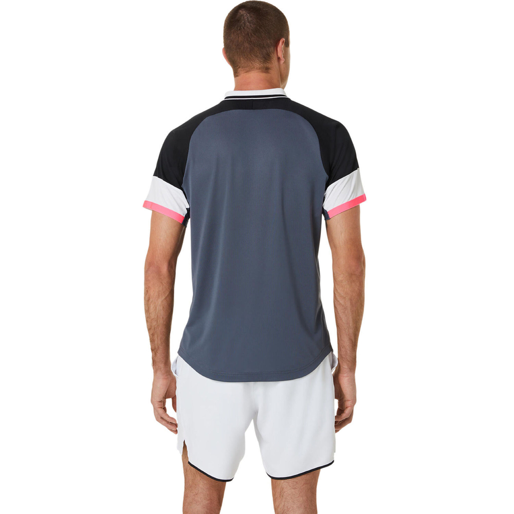 Мужское теннисное поло ASICS Match Polo Men - Black, Red