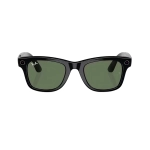 Умные очки Ray-Ban Wayfarer Shiny Black / G-15 Green, 150-50 (RW4006)