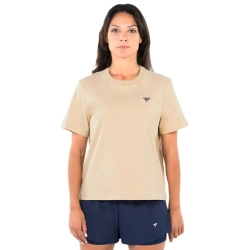Женская теннисная футболка Tecnifibre Graphic 2026 - sand