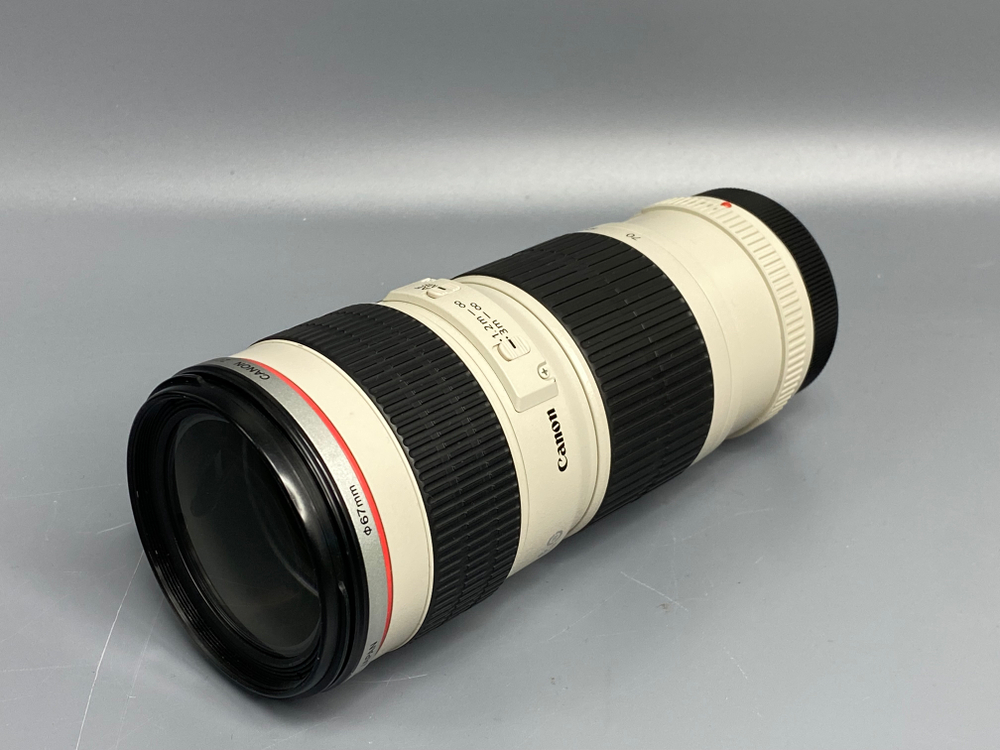 Canon EF 70-200mm 4L USM Царапины на линзе