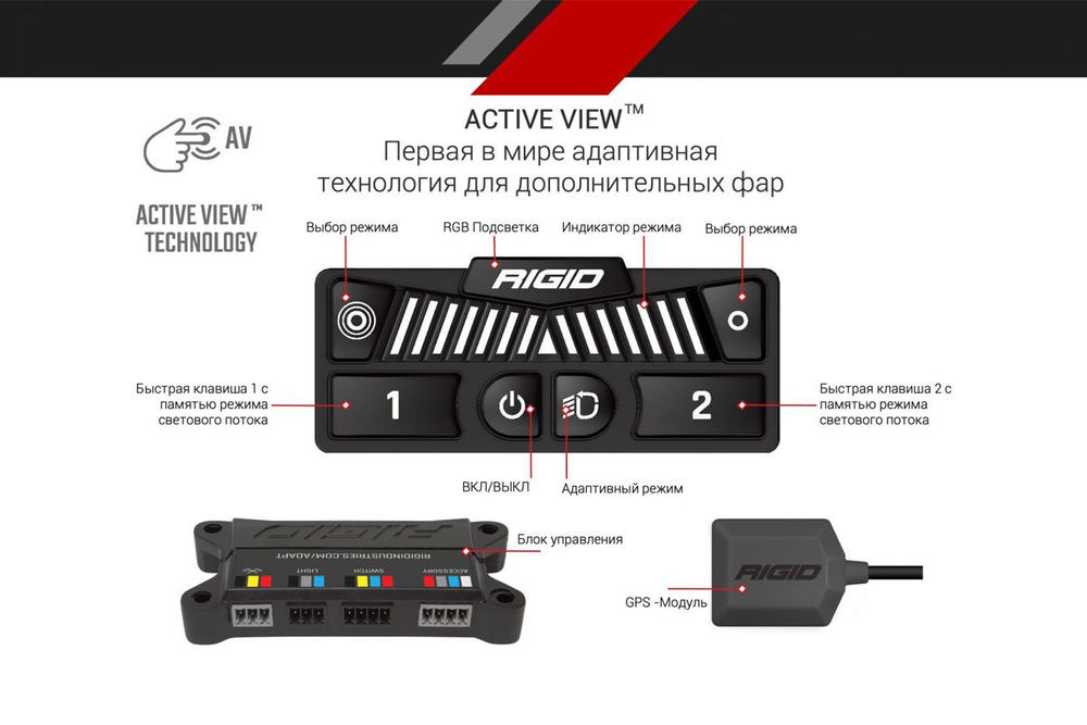 Светодиодная балка RIGID Adapt 50 дюймов
