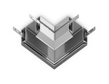 Коннектор угловой для корпуса в натяжной потолок GL1043 BK чёрный Magnetic 220V Ambrella