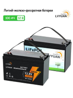 Аккумулятор Lifepo4 LVYUAN12.8 V 100Ah (12V 100A)