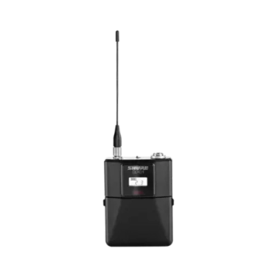 Shure QLXD1 — цифровой поясной передатчик (литой алюминий, 24 бит, AES-256)