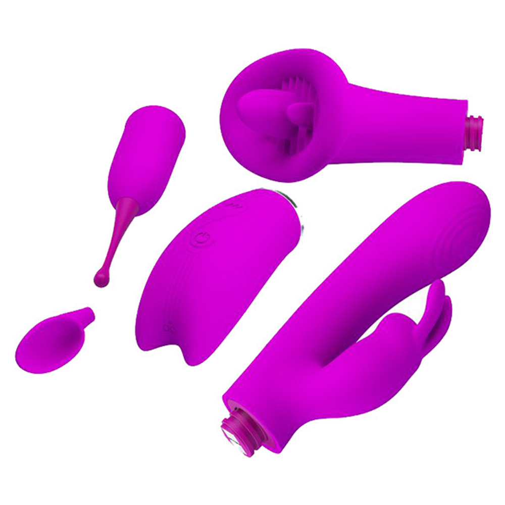 Лиловый вибронабор Pretty Love Thrill Kit BI-014877H